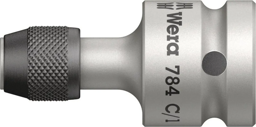 Wera 5042760001 Adapter Snelwisselhouder 1/4" x 50mm - Zwart/Grijs