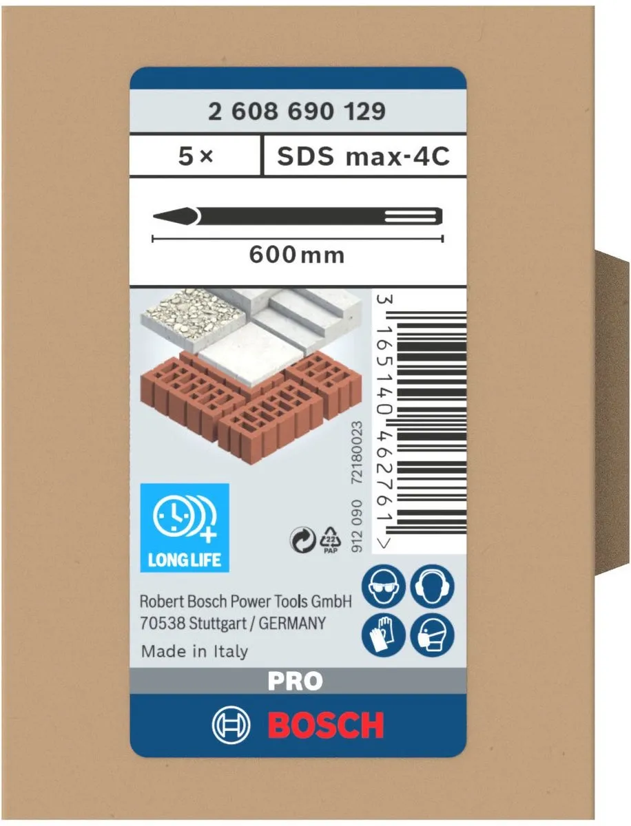 Bosch Professional SDS-MAX Puntbeitel 600 - 2608690129