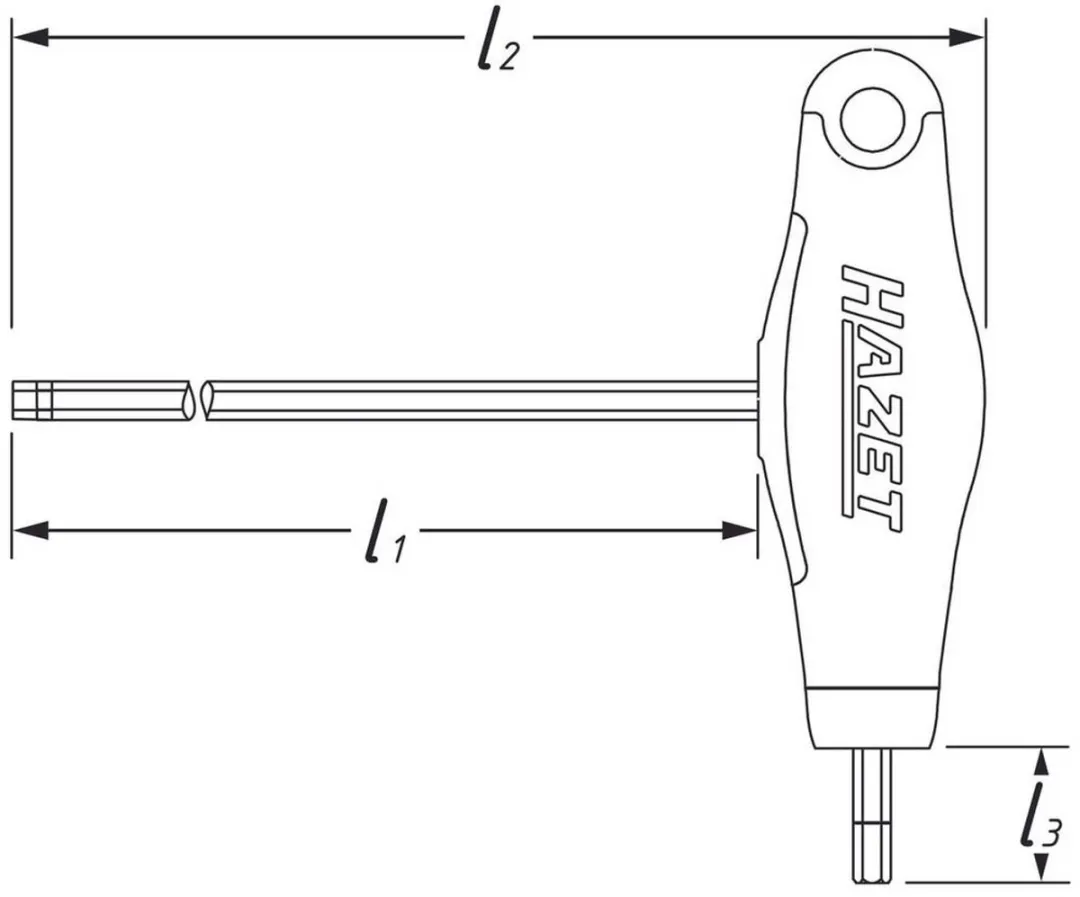 Hazet 829KKT-T20 Torx-schroevendraaier T20 - 100mm