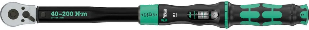 Wera Click-Torque Lock C 3 05075692001 Momentsleutel 200-40 Nm - 1/2" (12,5 mm)