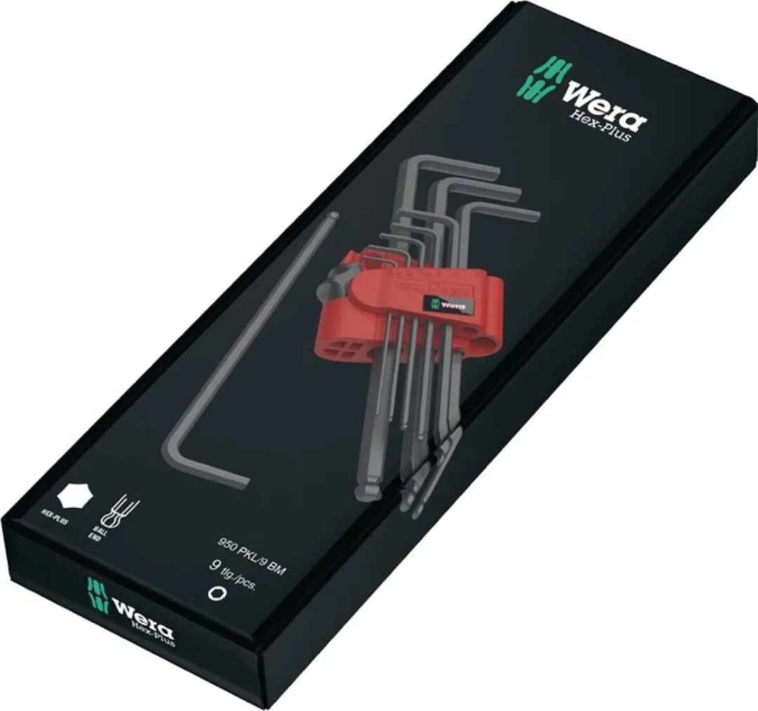 Wera 05022086001 Blacklaser Inbussleutelset 9-delig - 1,5-10mm