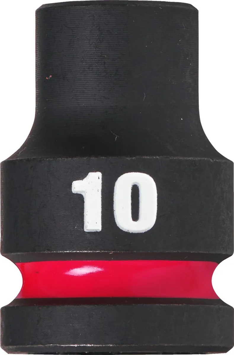 Milwaukee SHOCKWAVE 1/2" 10mm Korte Dopsleutel