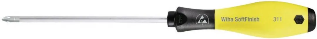 Wiha SoftFinish ESD Schroevendraaier PH1 80mm - 311ESD1080