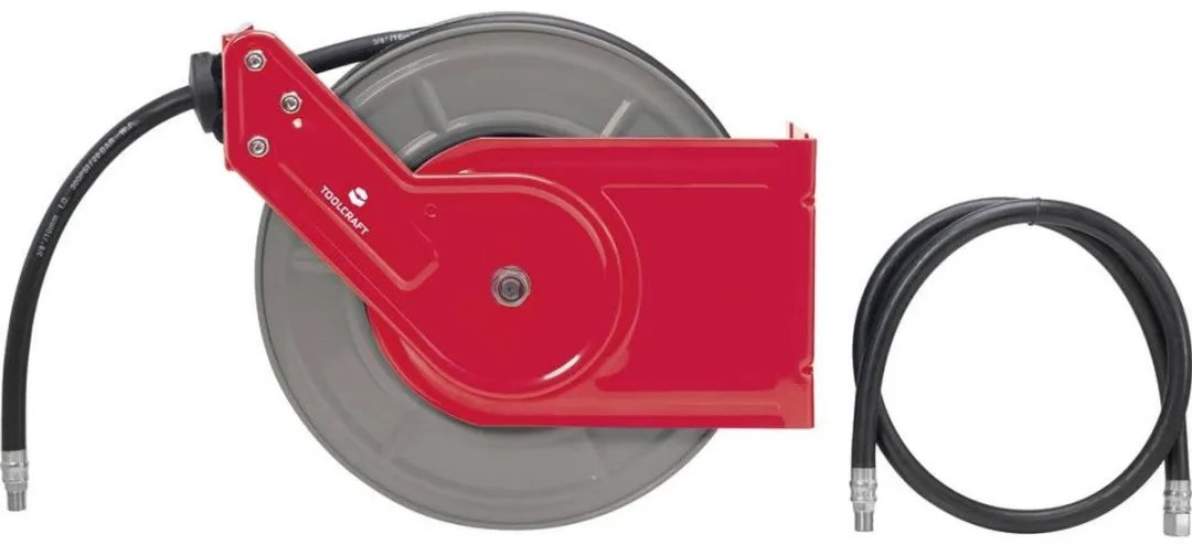 TOOLCRAFT Pneumatische Luchthaspel TO-7449555 15m
