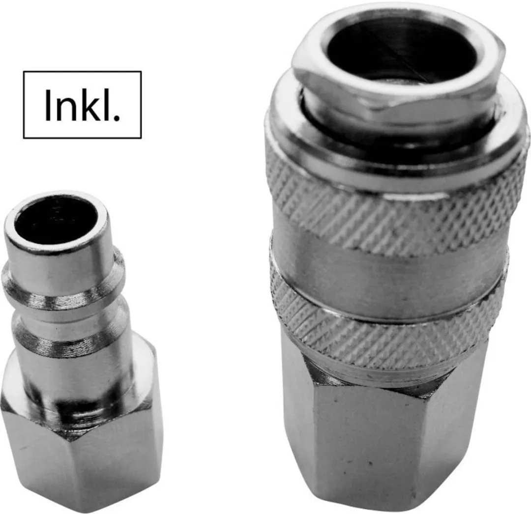 TOOLCRAFT Pneumatische Luchthaspel TO-7449555 15m - 10 bar