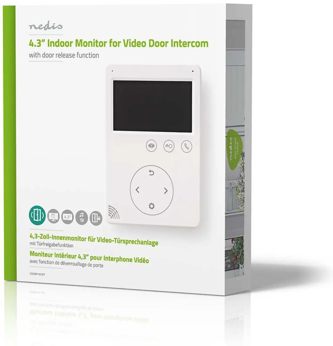 Nedis Videodeurbel 480x272 - Wit