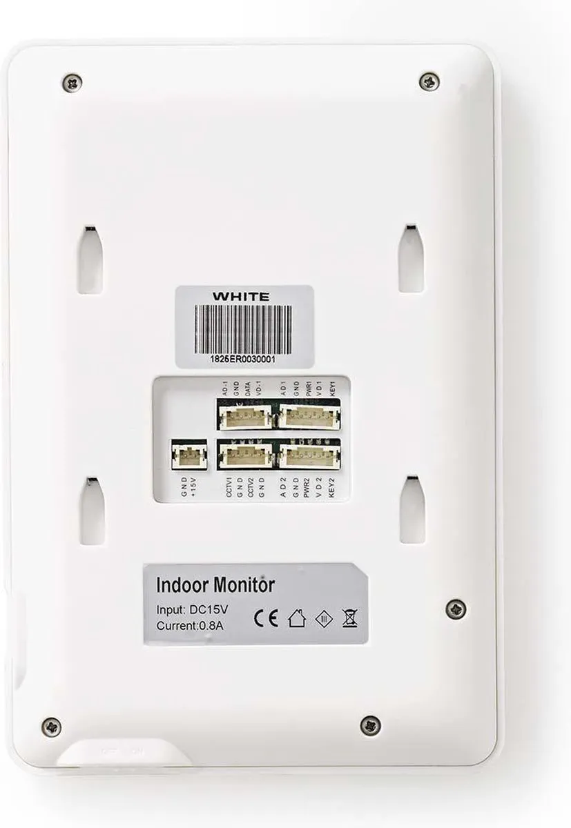 Nedis Videodeurbel 480x272 - Wit