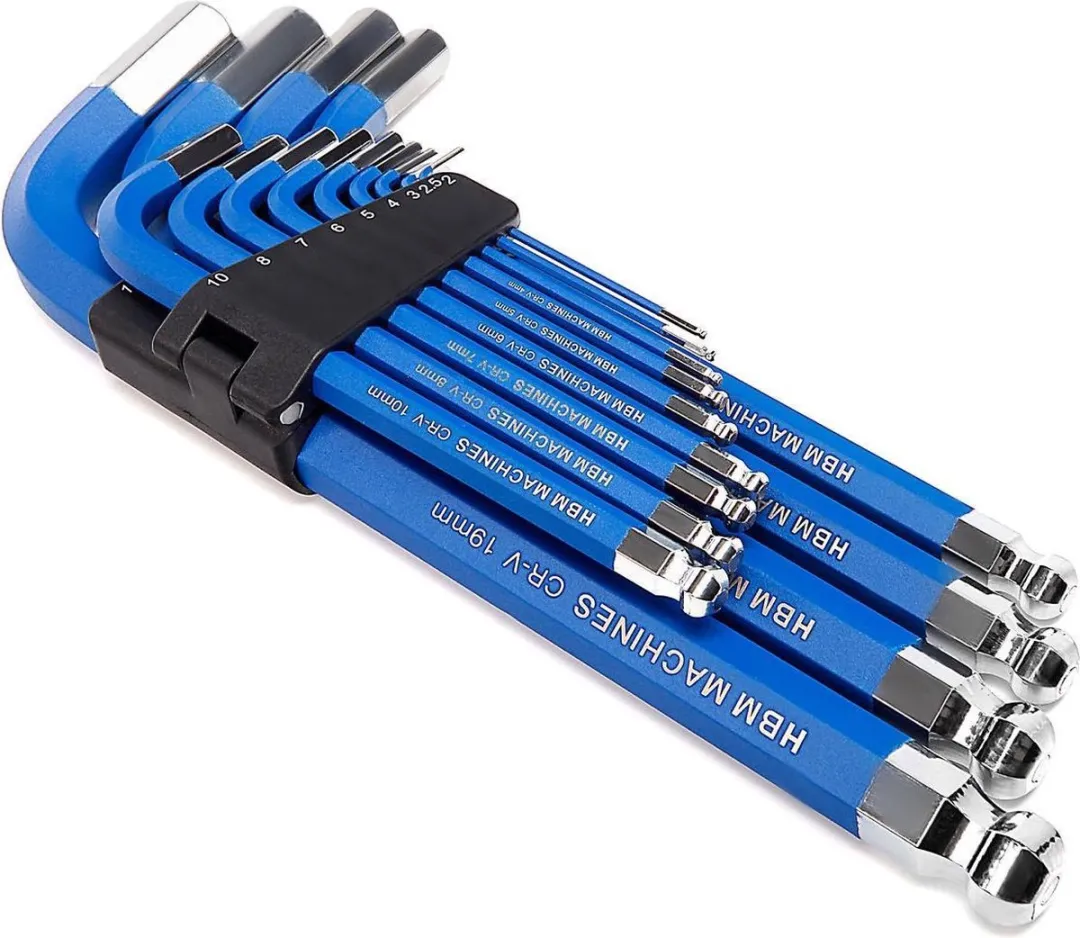 HBM 13-delige Inbussleutel Set - Metrisch - Met magneet