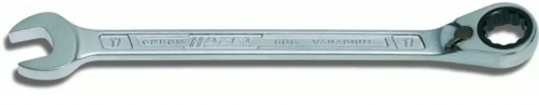 Hazet Steek-/Ringratelsleutel 18mm - Zilver