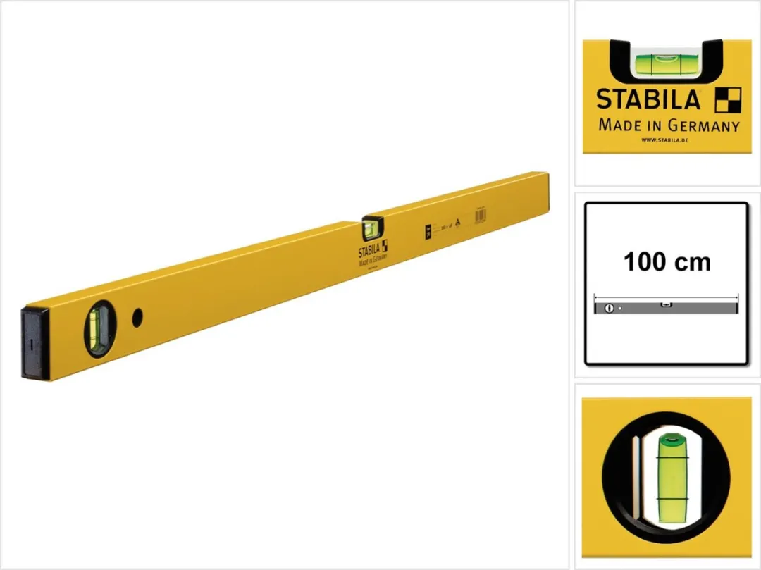 Stabila Type 70 Blokwaterpas 100cm - Geel