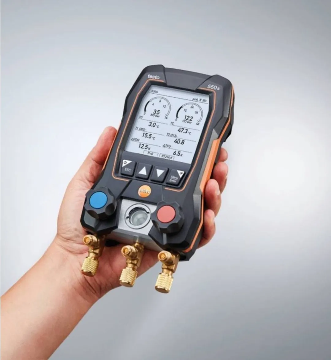 Testo 550s Koelmiddelmeter - 4x AA