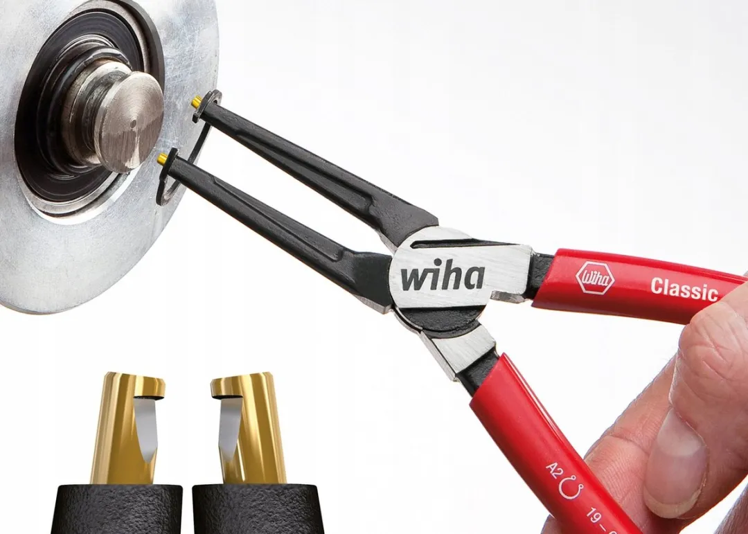 Wiha Seeger Borgtang 180mm - Rood/Zwart