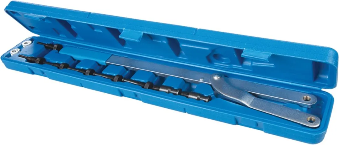 Silverline Universele Poeliehouder & Ventilatorset 11-delig
