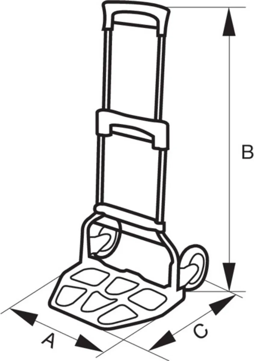 Bahco 1430FT120 Steekwagen - 120 kg