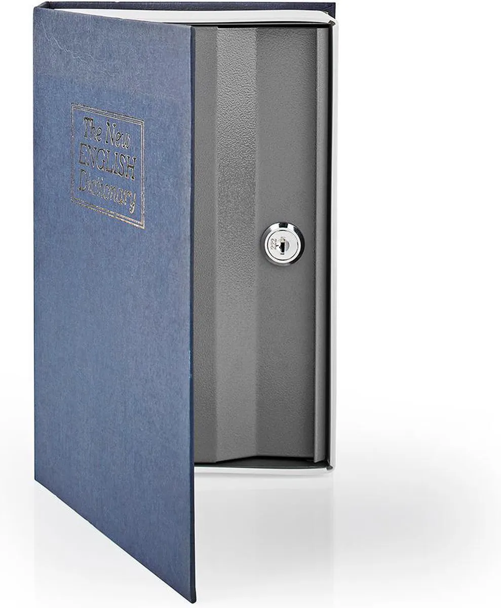 Nedis Boekenkluis Medium 1.6L Blauw - Sleutelslot