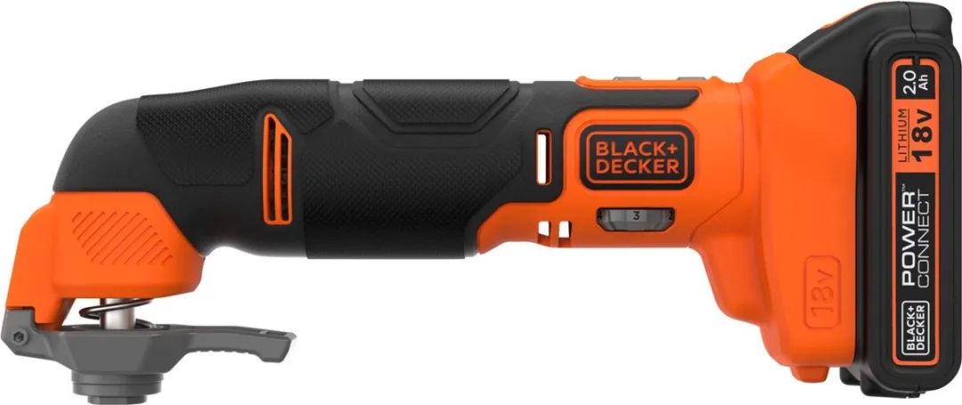 BLACK+DECKER BDCOS18D1K-QW Oscillerende Multitool - 18V 1.5Ah