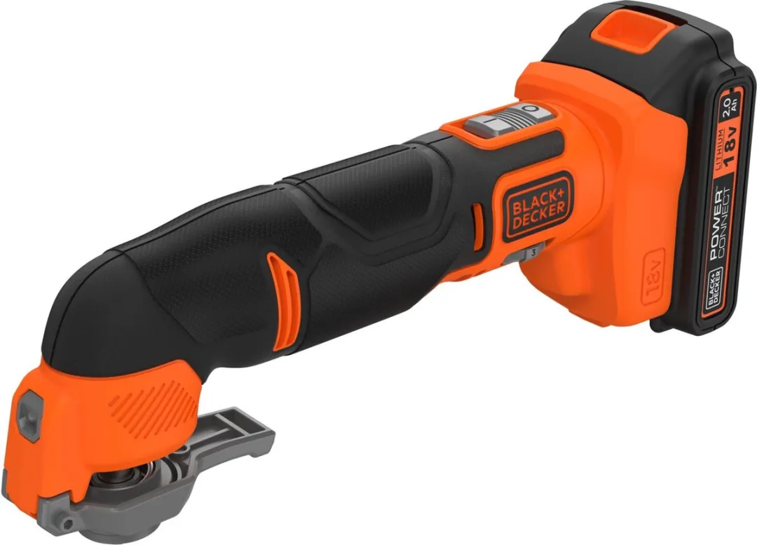 BLACK+DECKER BDCOS18D1K-QW Oscillerende Multitool - 18V 1.5Ah