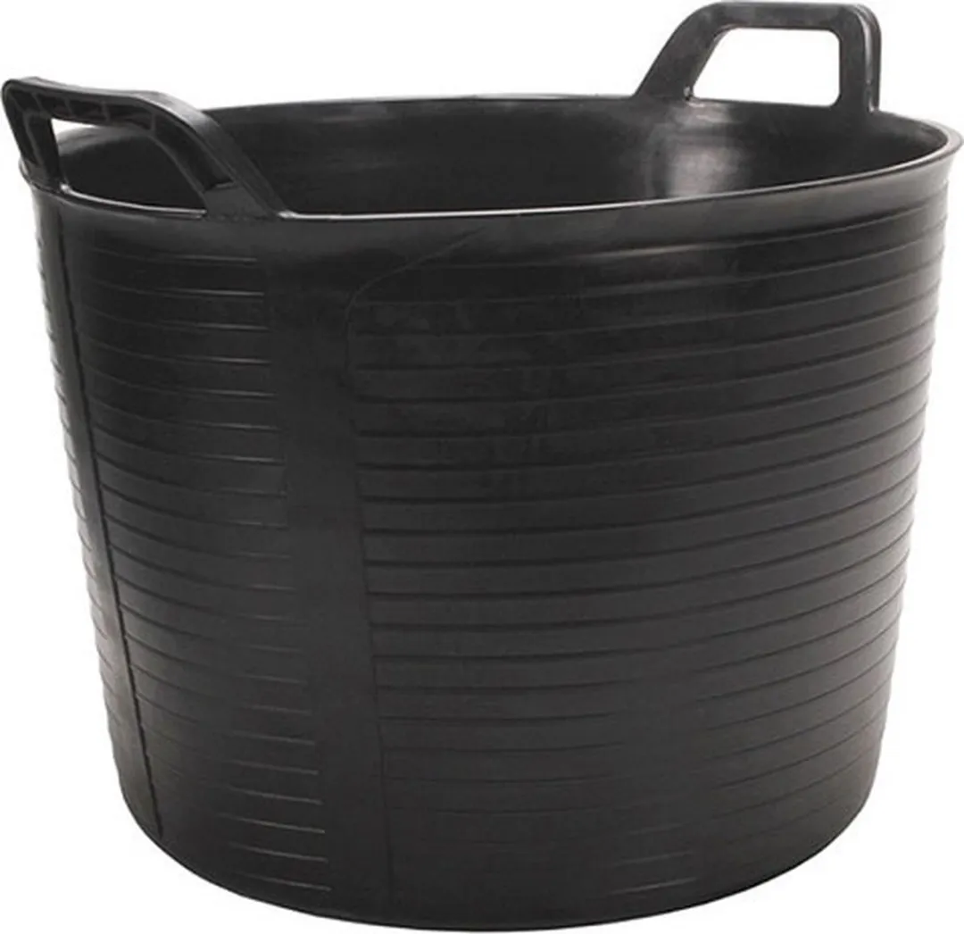 Rubi Flexibele Kuip 25L - 10 Stuks - Zwart