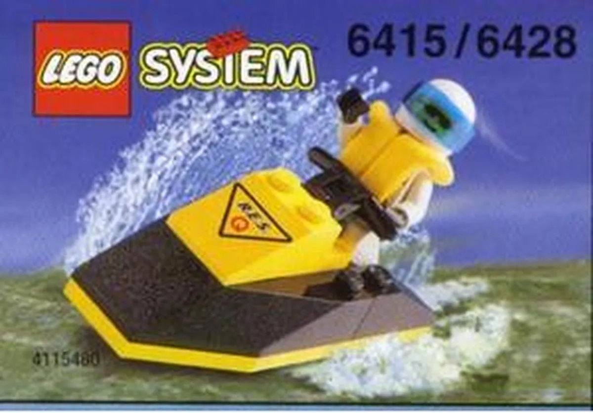 LEGO System Res-Q Jet-Ski 6415 - 12 Stukken