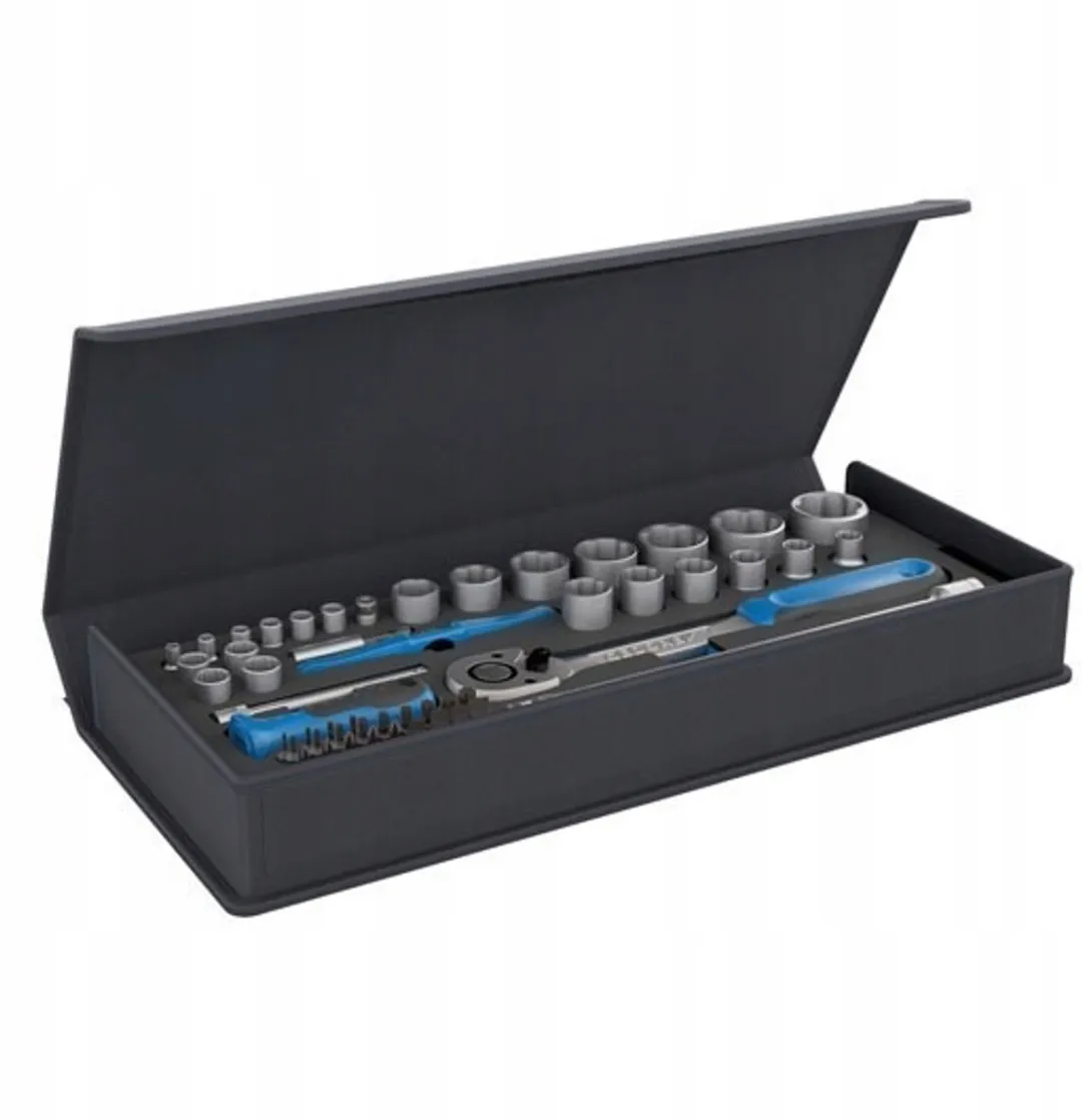 Gedore Doppeldoppen Set 52-delig 1/4"-1/2" - Metrisch - afbeelding 2 van 2