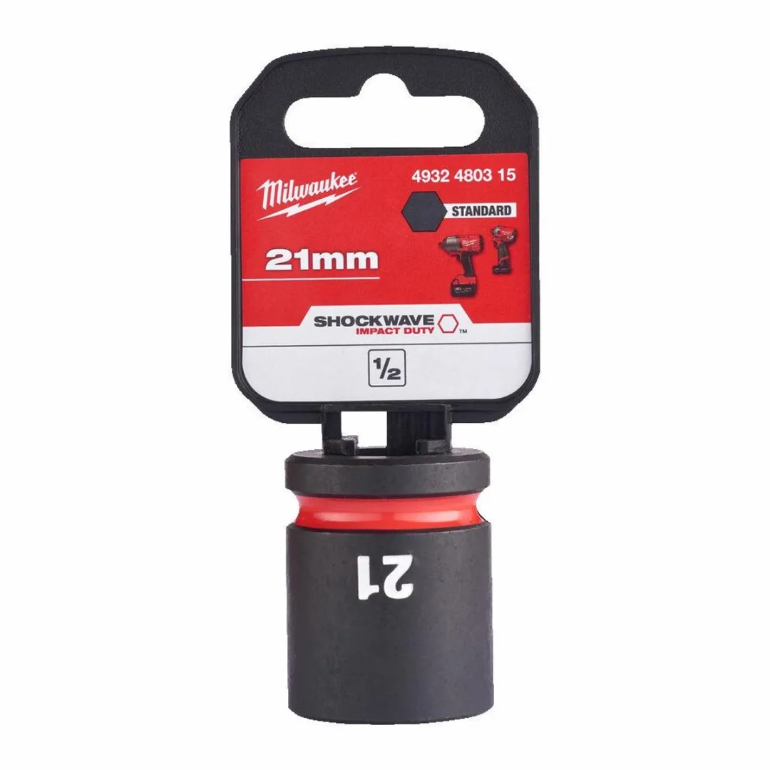 Milwaukee Shockwave Udarowa Nasadka 21mm - afbeelding 2 van 2