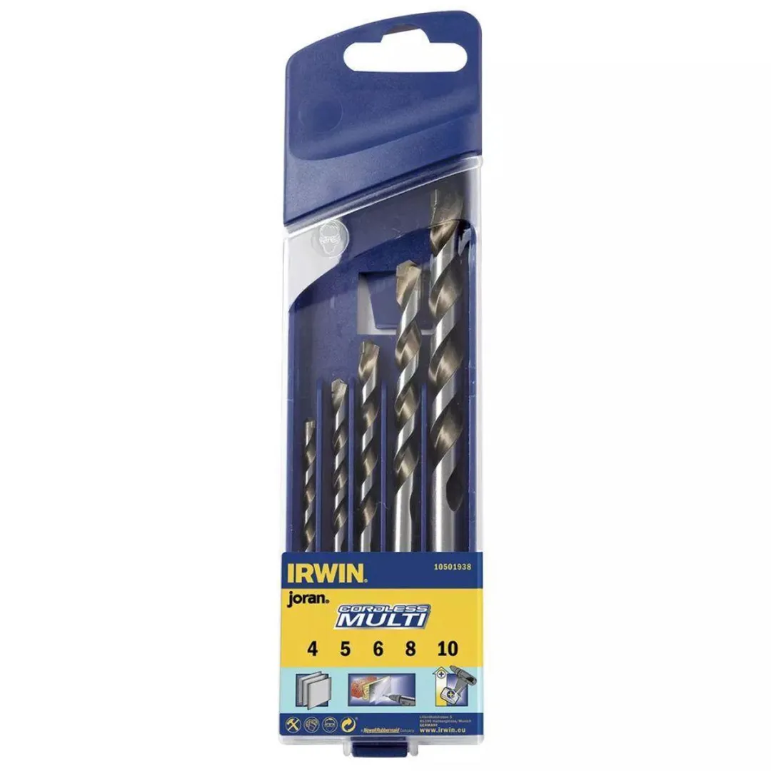 Irwin Cordless Steenborenset 5-delig