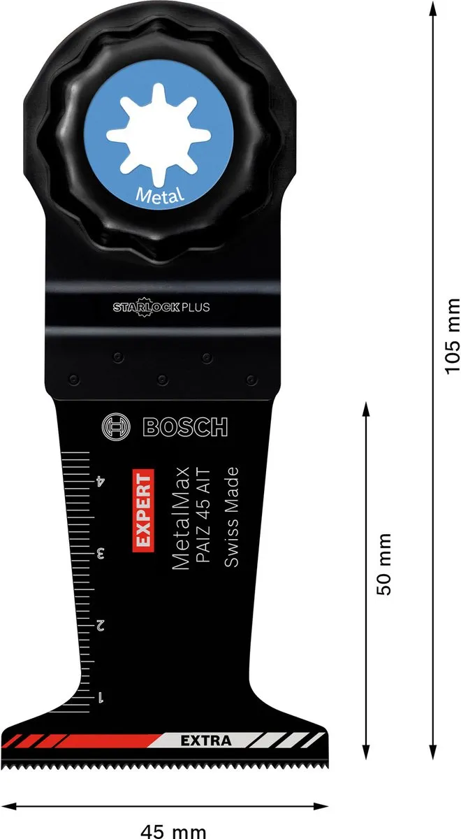 Bosch Professional EXPERT MetalMax PAIZ 45 AIT Invalzaagblad 45mm - Metaal