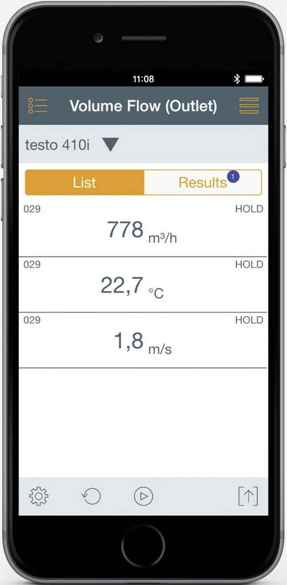 Testo 410i Windmeter - 0,4 tot 30 m/s