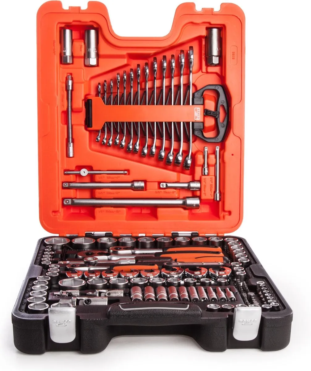 Bahco S138 Dopsleutelset 1/2" 1/4" 3/8" - 138-delig