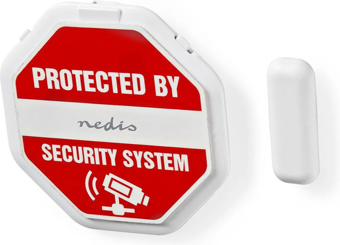Nedis ALRMD20WT Deur- en raamalarm - 85 dB - Wit