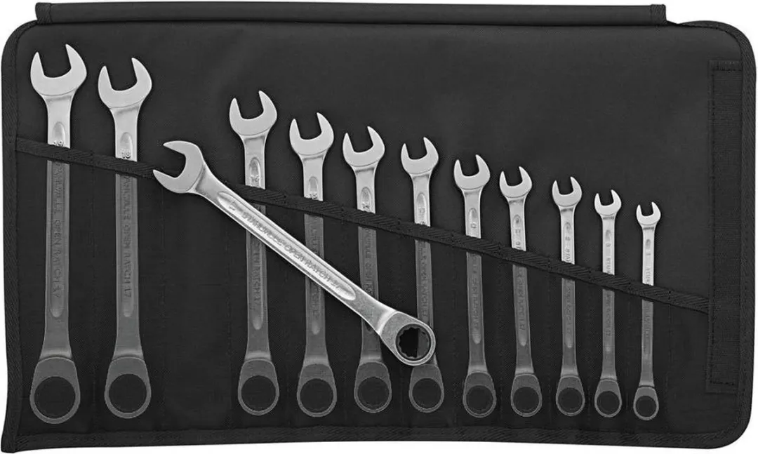 Stahlwille 96401712 Ringratelsteeksleutelset 17F/12 - 8-19mm