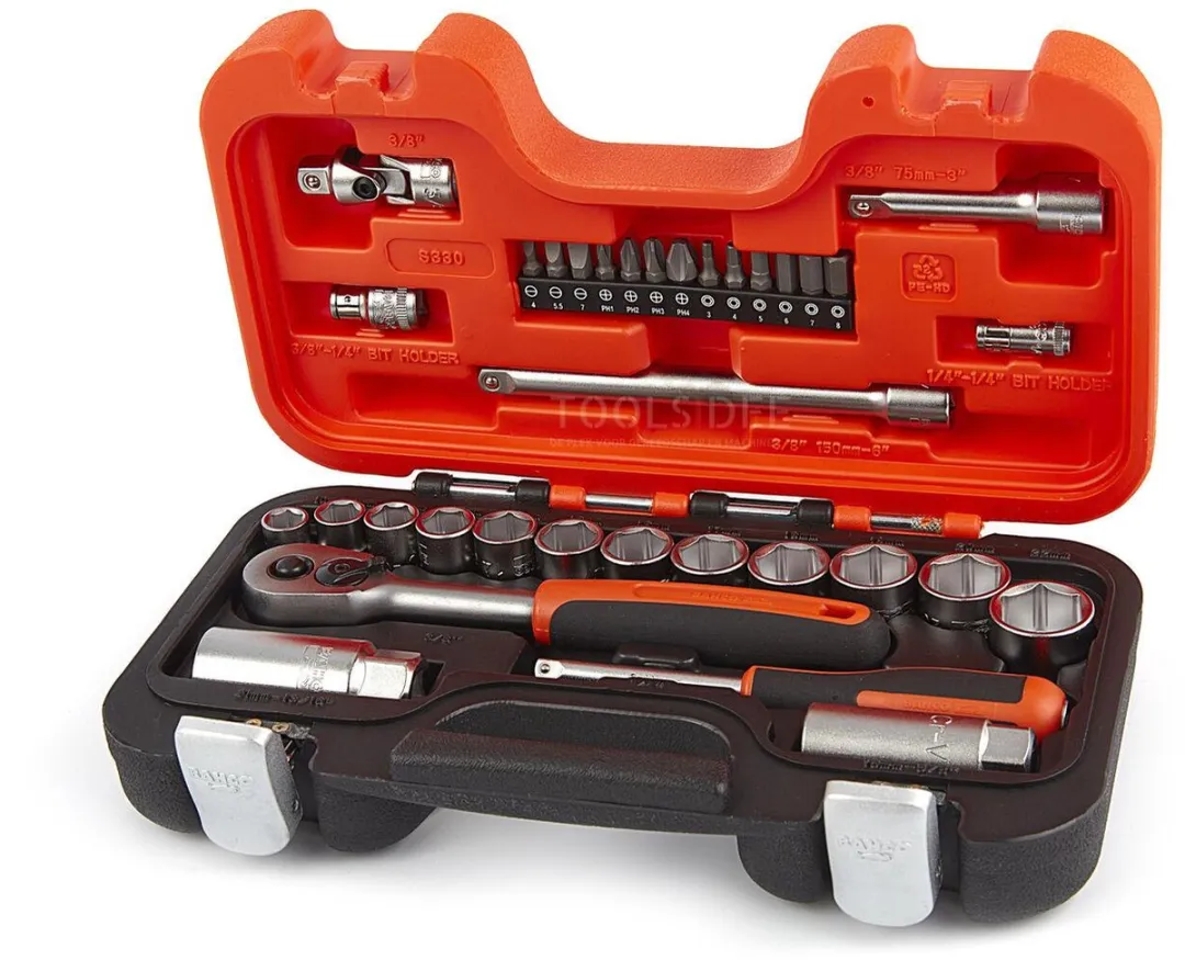 Bahco S-330 Dopsleutelset 33-delig - 1/4" & 3/8"