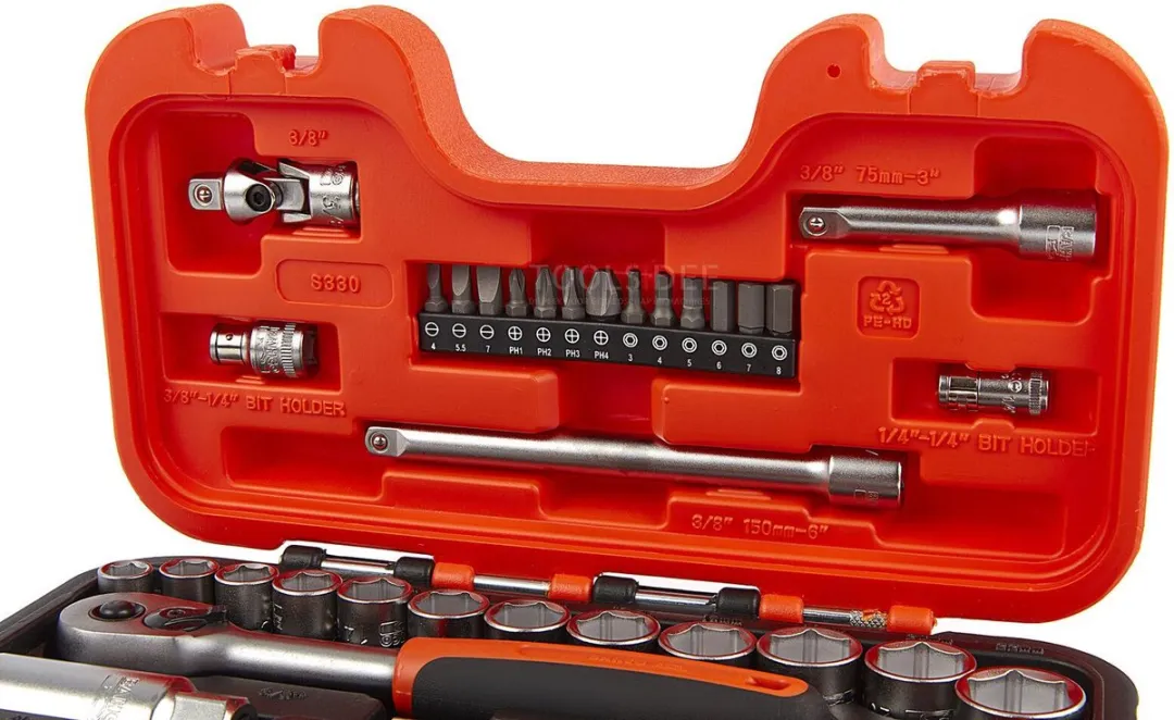 Bahco S-330 Dopsleutelset 33-delig - 1/4" & 3/8"