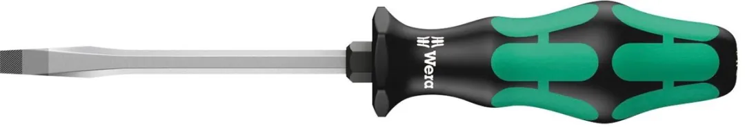 Wera 334 SK Schroevendraaier 10,0x1,6x175mm - SL 6,5 - Groen/Zwart