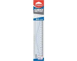 Maped Geometric Liniaal 20cm - Transparant