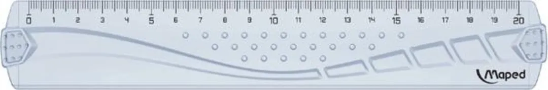 Maped Geometric Liniaal 20cm - Transparant