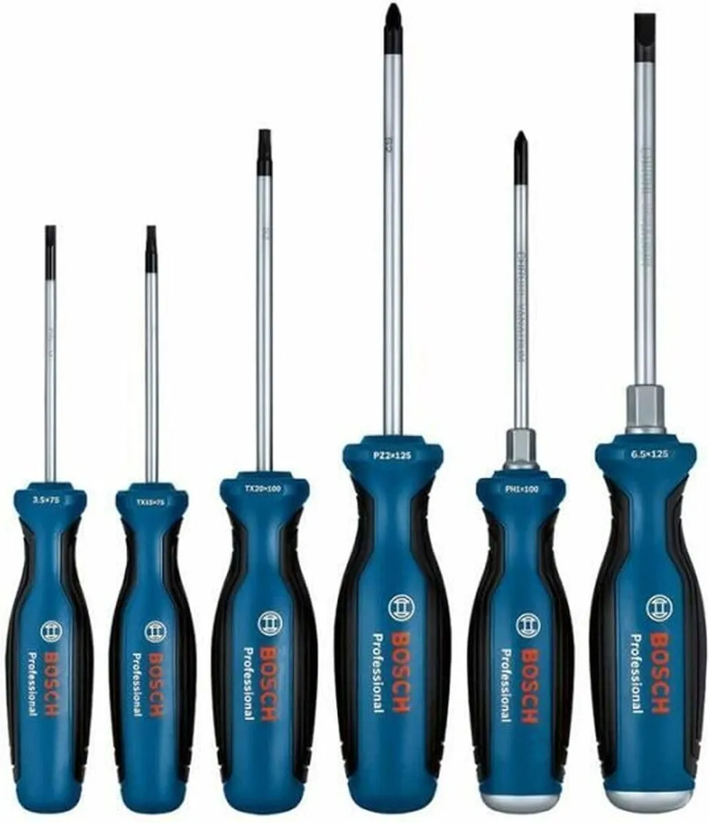 Bosch Professional 1600A02CV3 Schroevendraaierset 6-delig - Blauw/Zwart