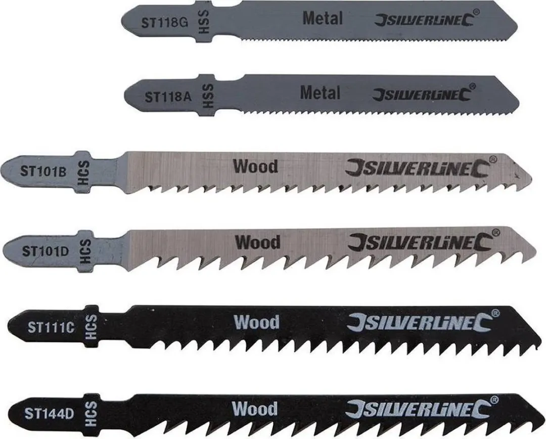 Silverline Decoupeerzaagbladen 30-delig - Hout & Metaal