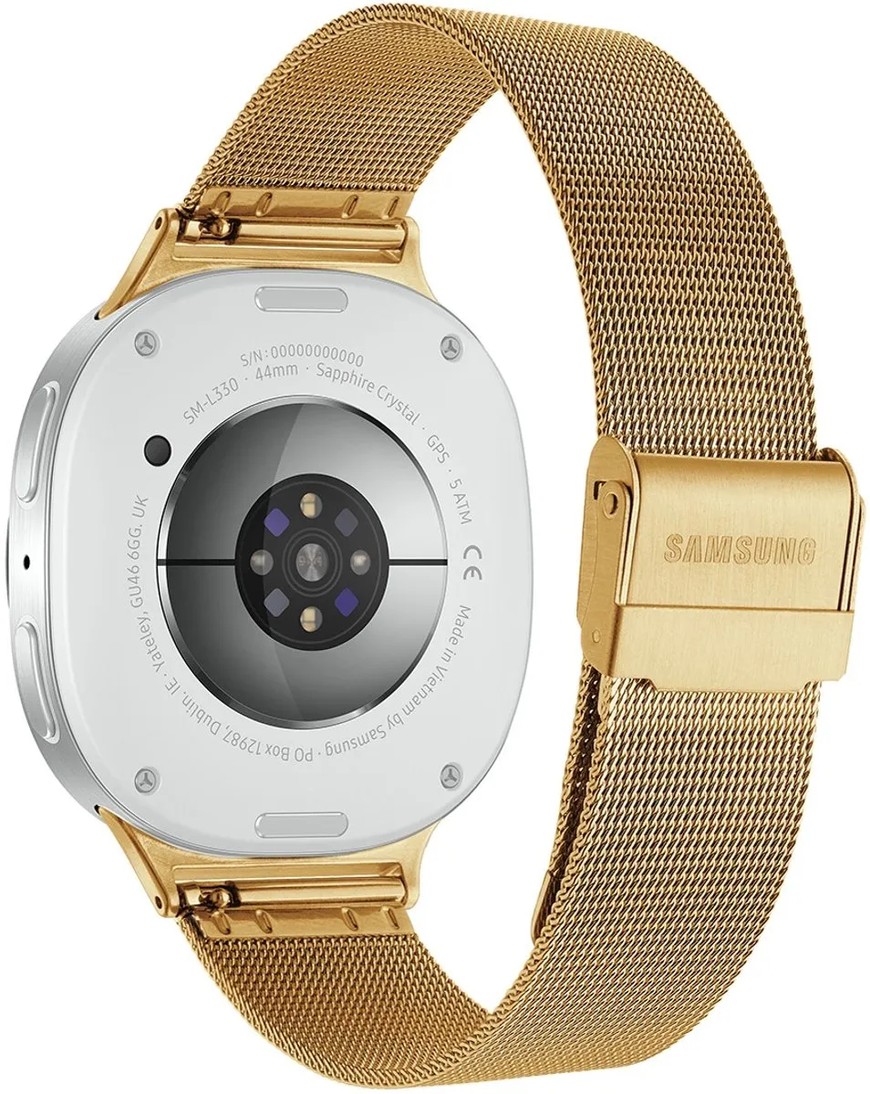 Samsung Galaxy Watch 8 LTE SA.L330SGM20.LTE - 44mm - Zilver/Goud