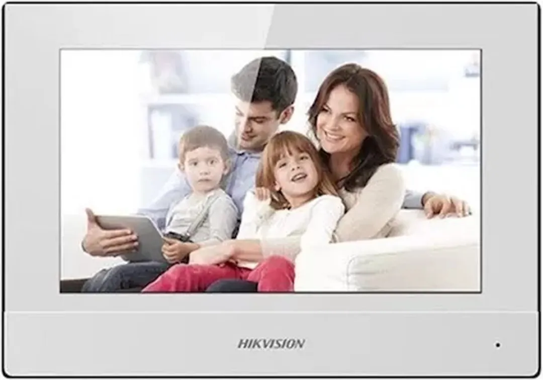 Hikvision DS-KH6320-WTE1-W IP Video Intercom Binnenmonitor 7" Touchscreen - Grijs