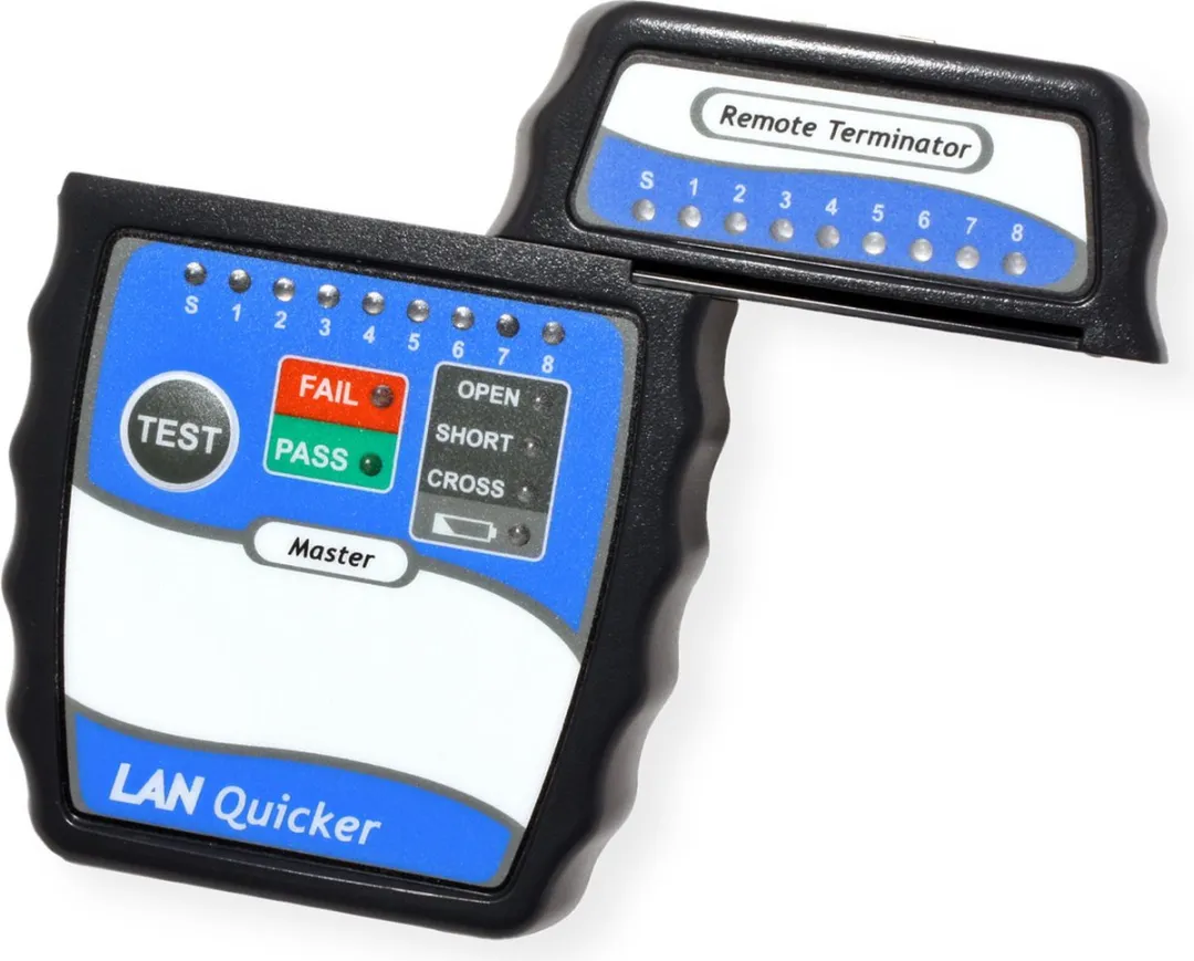 Value LAN Quicker Kabel Tester - Veelkleurig