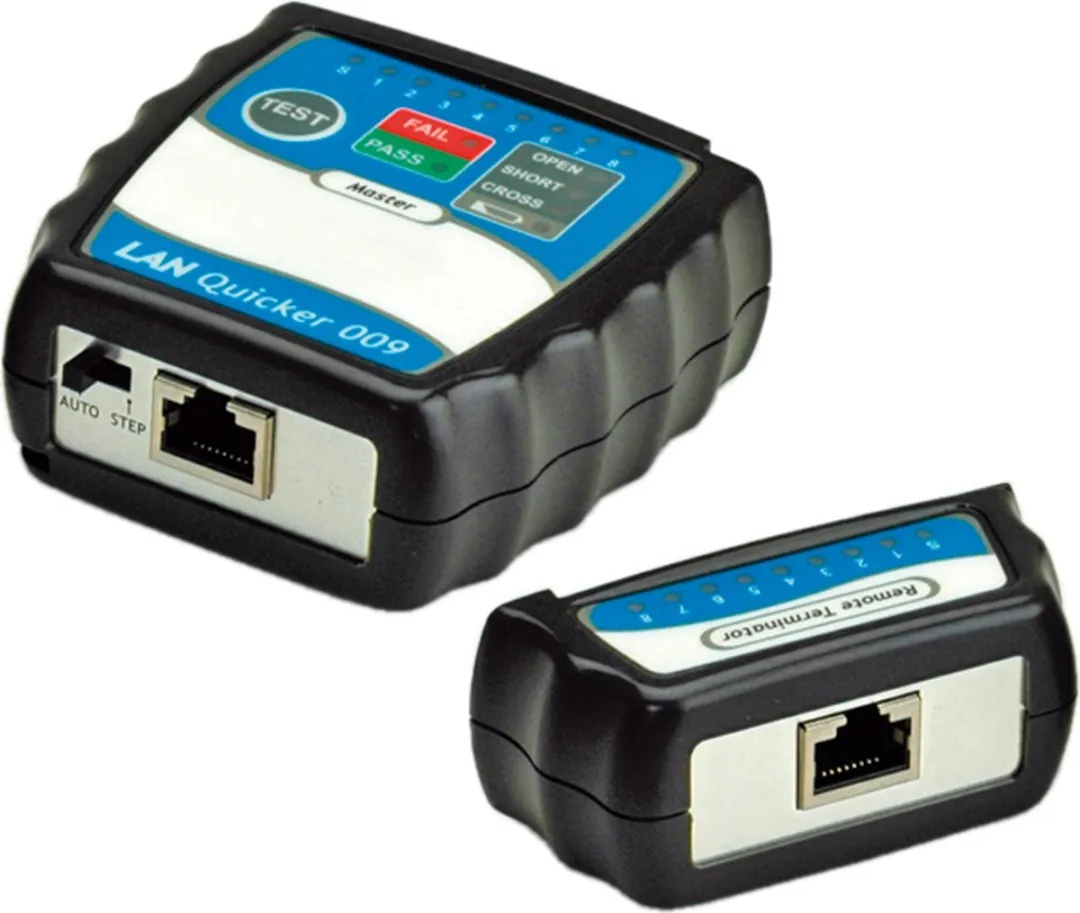 Value LAN Quicker Kabel Tester - Veelkleurig