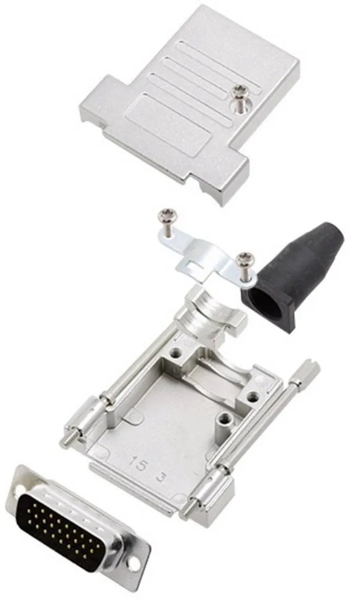 Amphenol L17DTSL15-RG-LJS-T+L717HDA26P D-sub male connector-set 180 ° Aantal polen: 26 Soldeerkelk 1 stuk(s)