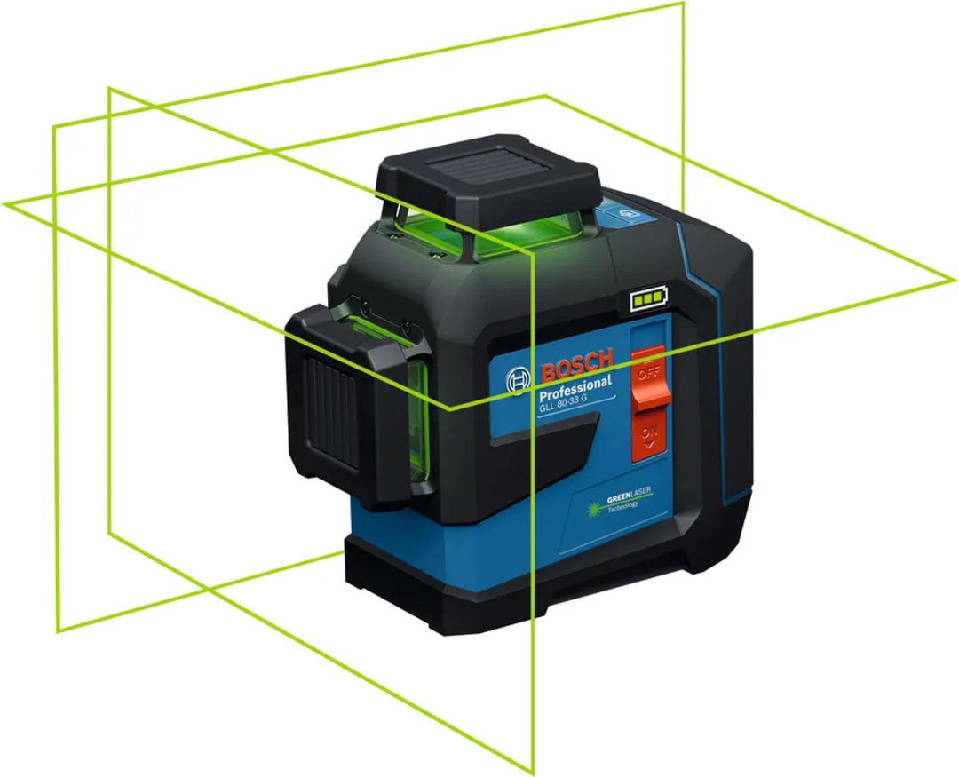 Bosch Professional GLL 80-33 G Lijnlaser - 4x AA Batterijen