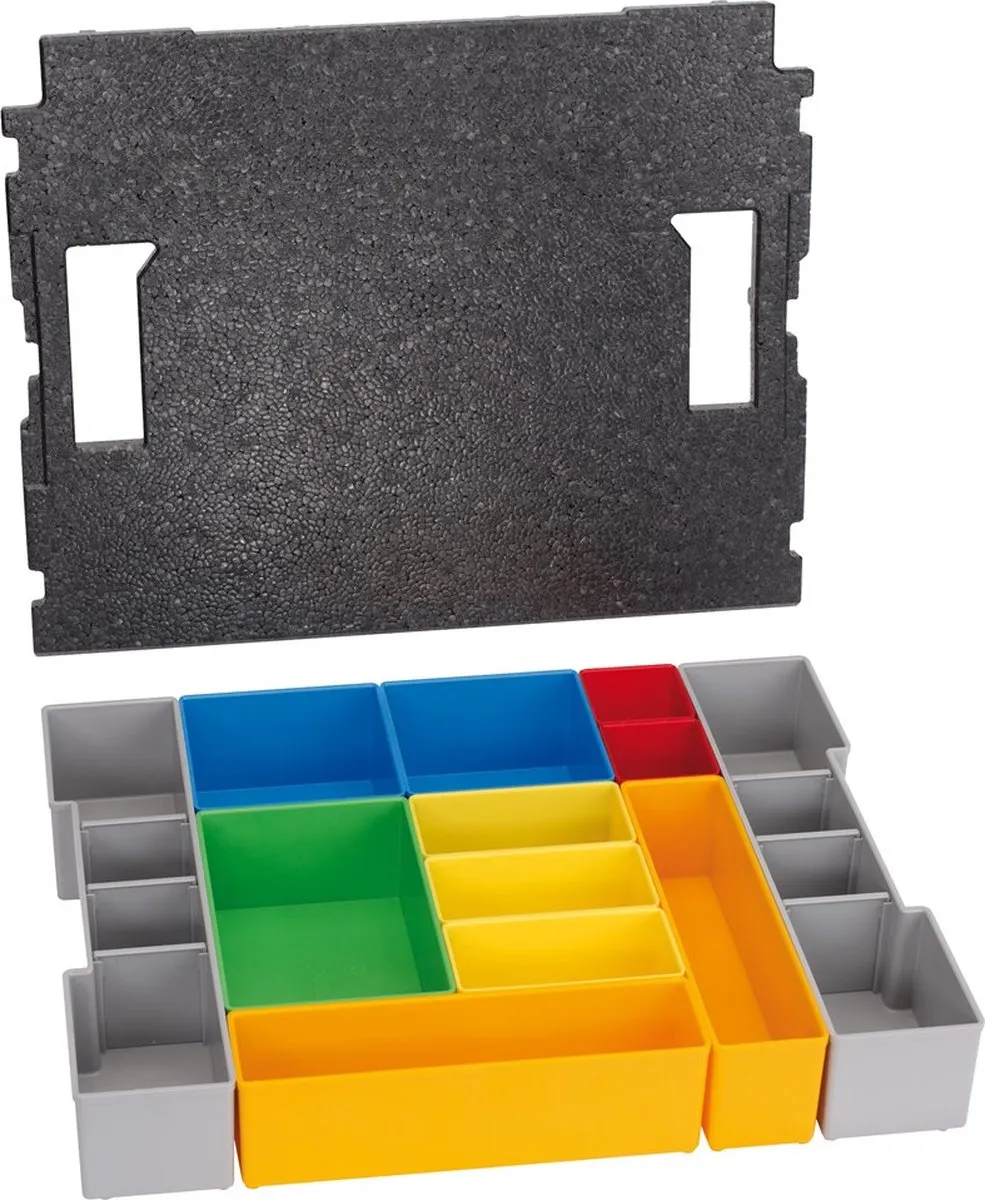 Bosch Professional Inzetbakken 12-delig 1600A016N9 - L-Boxx
