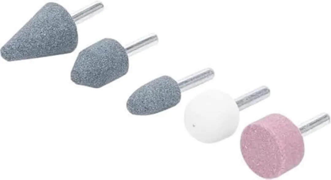 Silverline Slijpstenen Set 5-delig 6mm - Oscillerend Multitool