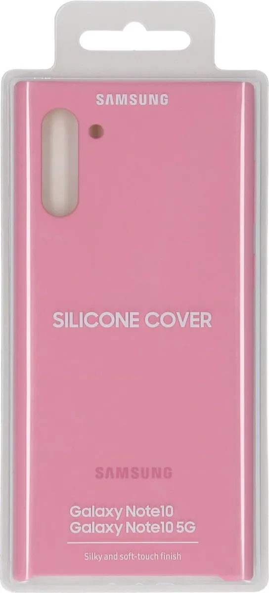 Samsung Galaxy Note10 Silicone Cover - Roze