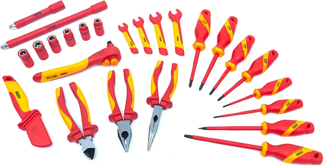 HBM H132390 VDE Gereedschapset 25-delig - Rood