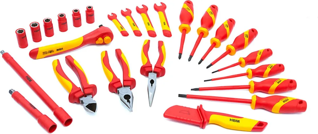 HBM H132390 VDE Gereedschapset 25-delig - Rood