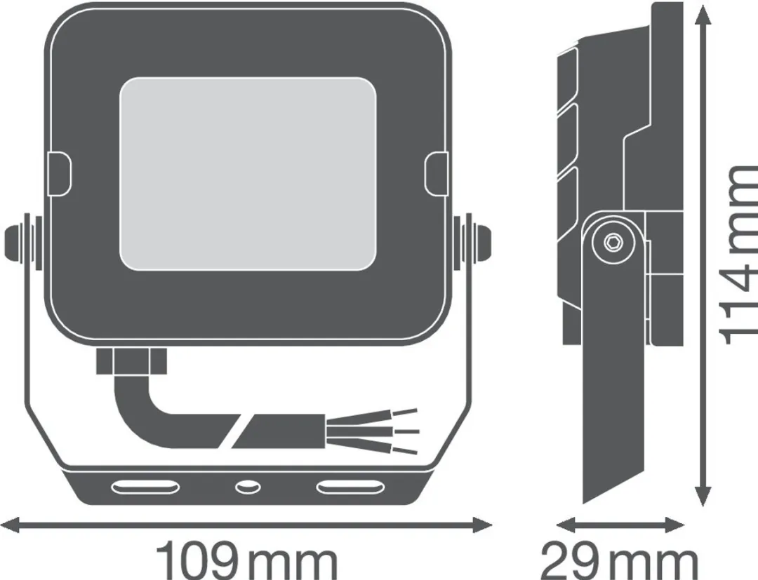LEDVANCE LED Floodlight Compact 10W 900lm - 3000K - IP65 - afbeelding 4 van 4